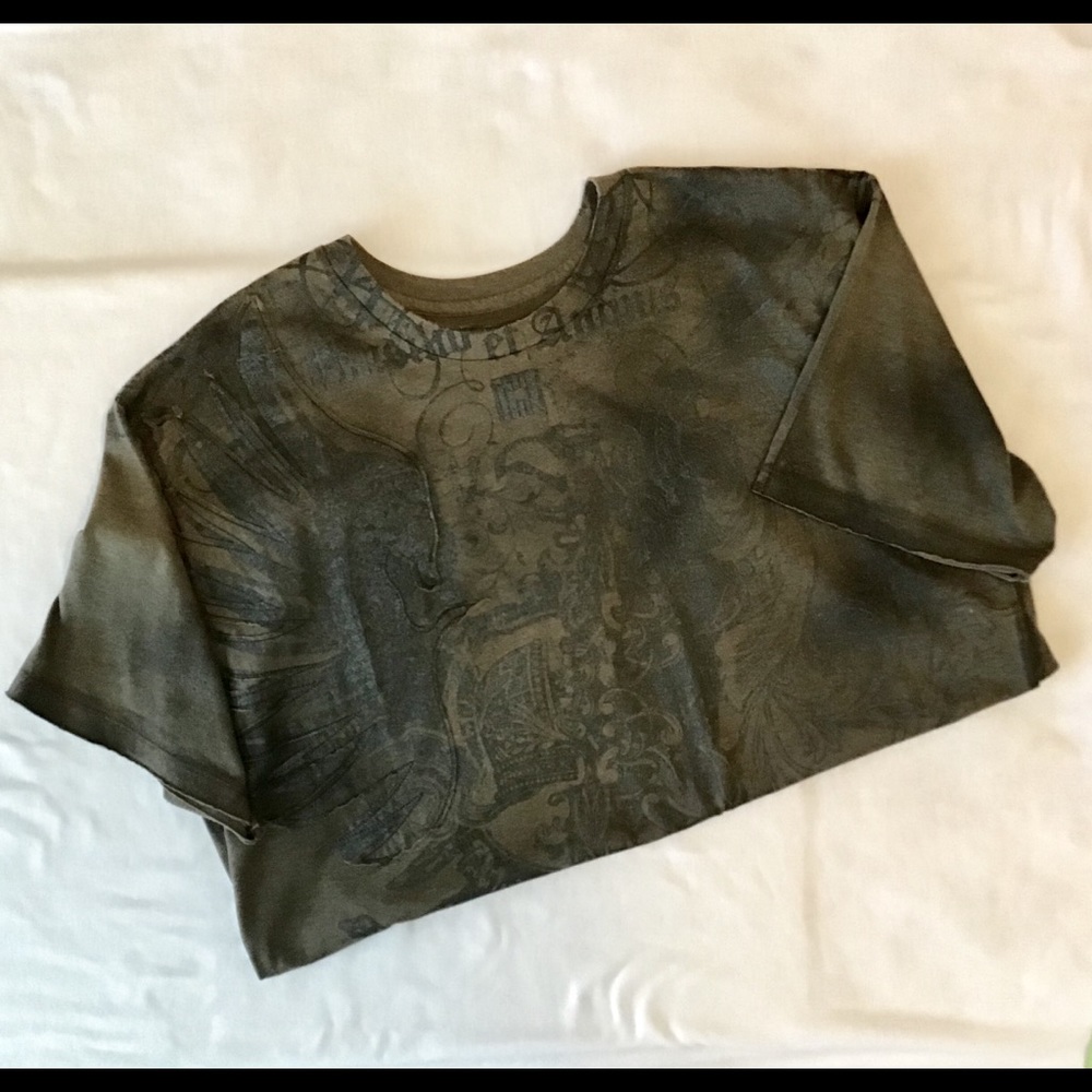 Retrofit men’s brown and black graphic tee - XL